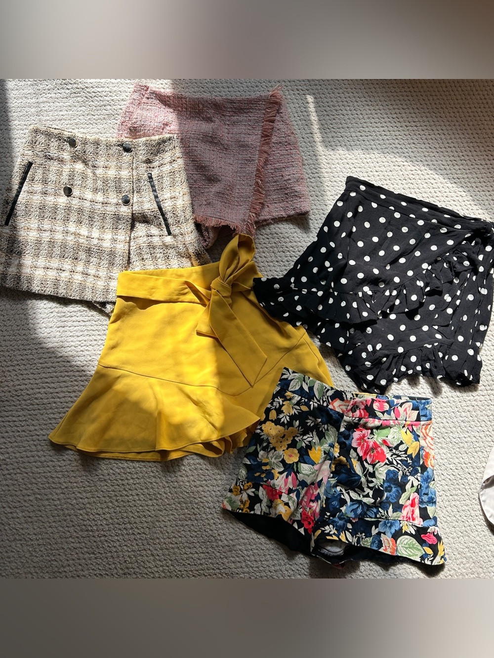 ZARA & Forever 21 Skort/Shorts Bundle – 5 Pieces – XS/S